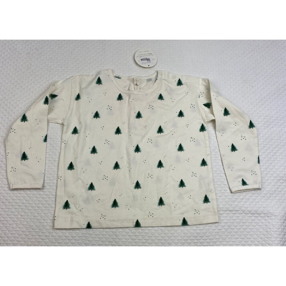 Jack Davis Apparel Unisex Sz 4T Trees Long Slv Shirt Top Organic Cotton NWT $34